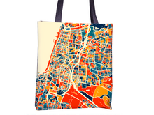 Charger l'image dans la galerie, Tel Aviv Map Tote Bag - Israel Map Tote Bag 15x15