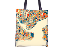 Charger l'image dans la galerie, Istanbul Map Tote Bag - Turkey Map Tote Bag 15x15