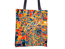 Charger l'image dans la galerie, Fort Wayne Map Tote Bag - Indiana Map Tote Bag 15x15