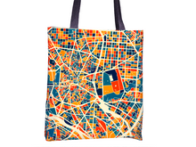 Load image into Gallery viewer, Madrid Map Tote Bag - Spain Map Tote Bag 15x15