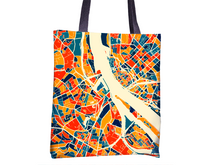Load image into Gallery viewer, Riga Map Tote Bag - Latvia Map Tote Bag 15x15