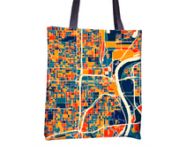 Charger l'image dans la galerie, Omaha Map Tote Bag - Nebraska Map Tote Bag 15x15