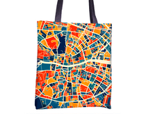 Load image into Gallery viewer, Dublin Map Tote Bag - Ireland Map Tote Bag 15x15