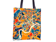 Load image into Gallery viewer, Knoxville Map Tote Bag - Tennessee Map Tote Bag 15x15