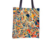 Load image into Gallery viewer, Vienna Map Tote Bag - Austria Map Tote Bag 15x15