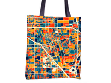Load image into Gallery viewer, Anaheim Map Tote Bag - California Map Tote Bag 15x15