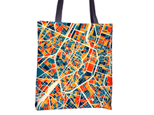 Charger l'image dans la galerie, Bruxelles Map Tote Bag - Belgium Map Tote Bag 15x15