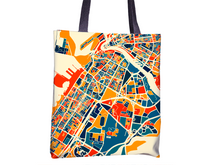 Load image into Gallery viewer, Dubai Map Tote Bag - United Arab Emirates Map Tote Bag 15x15