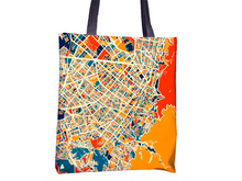 Load image into Gallery viewer, Bogota Map Tote Bag - Columbia Map Tote Bag 15x15