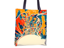 Load image into Gallery viewer, Nice Map Tote Bag - France Map Tote Bag 15x15