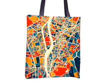 Load image into Gallery viewer, Cairo Map Tote Bag - Egypt Map Tote Bag 15x15
