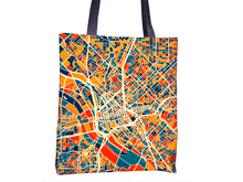 Load image into Gallery viewer, Dallas Map Tote Bag - Texas Map Tote Bag 15x15