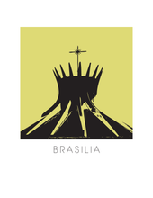 Load image into Gallery viewer, Brasilia Art Poster