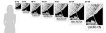 Load image into Gallery viewer, Burlington ON Map Poster - Ontario Map Print - Art Deco Series