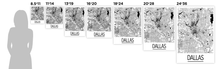 Load image into Gallery viewer, Dallas Map Poster - usa Map Print - Art Deco Series