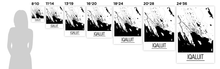 Load image into Gallery viewer, Iqaluit Map Poster - Canada Map Print - Art Deco Series