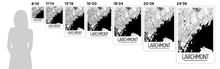 Load image into Gallery viewer, Larchmont NY Map Poster - New York Map Print - Art Deco Series