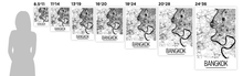 Load image into Gallery viewer, Bangkok Map Poster - thailand Map Print - Art Deco Series