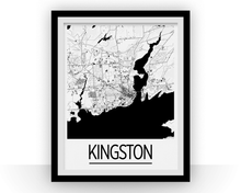 Load image into Gallery viewer, Kingston Map Poster - Ontario Map Print - Art Deco Series