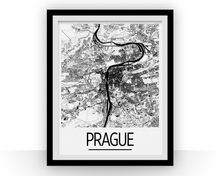 Load image into Gallery viewer, Prague Map Poster - czech republic Map Print - Art Deco Series