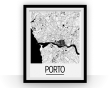 Charger l'image dans la galerie, Affiche cartographique de Porto - Style Art Déco