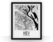 Charger l'image dans la galerie, Affiche cartographique de Kiev - Style Art Déco