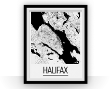 Charger l'image dans la galerie, Affiche cartographique de Halifax - Style Art Déco