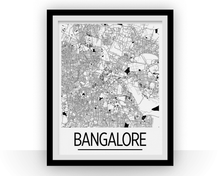 Load image into Gallery viewer, Bangalore Map Poster - india Map Print - Art Deco Series