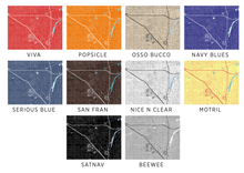 Load image into Gallery viewer, Anaheim Map Print - Choose your color