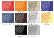 Load image into Gallery viewer, Bogota Map Print - Choose your color