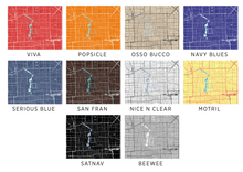 Load image into Gallery viewer, Beijing Map Print - Choose your color