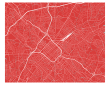 Load image into Gallery viewer, Charlotte Map Print - Choose your color