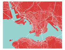 Load image into Gallery viewer, Hong Kong Map Print - Any Color You Like