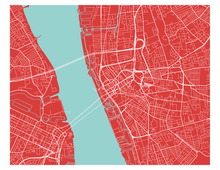 Load image into Gallery viewer, Liverpool Map Print - Choose your color