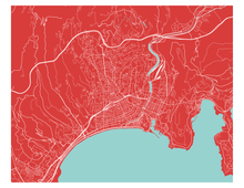 Load image into Gallery viewer, nice Map Print - Choose your color