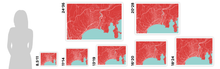 Load image into Gallery viewer, nice Map Print - Choose your color