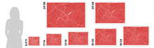 Load image into Gallery viewer, Charlotte Map Print - Choose your color