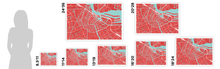 Load image into Gallery viewer, Amsterdam Map Print - Choose your color