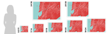 Load image into Gallery viewer, Mumbai Map Print - Choose your color