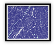Load image into Gallery viewer, Brussels Map Print - Any Color You Like