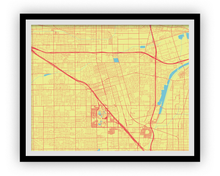 Load image into Gallery viewer, Anaheim Map Print - Choose your color