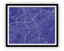 Load image into Gallery viewer, Birmingham Alabama Map Print - Choose your color