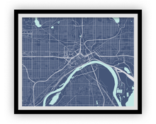 Charger l'image dans la galerie, St Paul Map Print - Choose your color