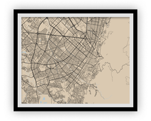 Load image into Gallery viewer, Bogota Map Print - Choose your color