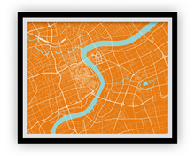 Charger l'image dans la galerie, Shanghai Map Print - Choose your color