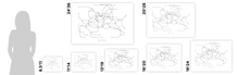 Load image into Gallery viewer, Seoul Subway Map Print - Seoul Metro Map Poster