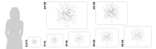 Load image into Gallery viewer, Paris Subway Map Print - Paris Metro Map Poster