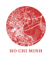 Charger l'image dans la galerie, Affiche cartographique de Ho Chi Minh - Style OMap