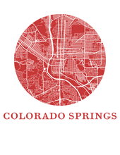 Load image into Gallery viewer, Colorado Springs Map Print - City Map Poster