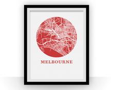Charger l'image dans la galerie, Melbourne Map Print - City Map Poster